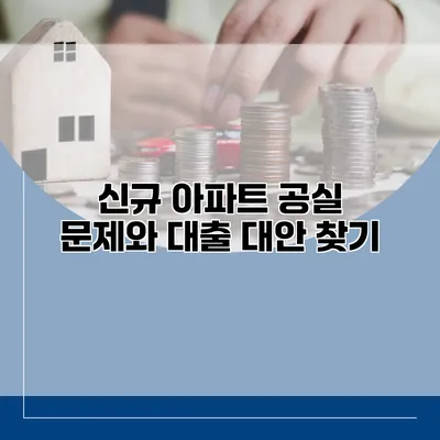 신규 아파트 공실 문제와 대출 대안 찾기