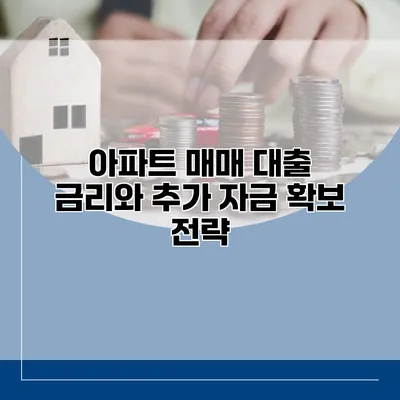 아파트 매매 대출 금리와 추가 자금 확보 전략