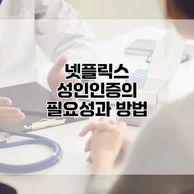 넷플릭스 성인인증의 필요성과 방법